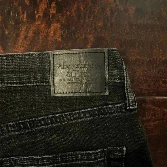 Abercrombie & Fitch Jeans w/ Distressed Bottom - Picture 6 of 6